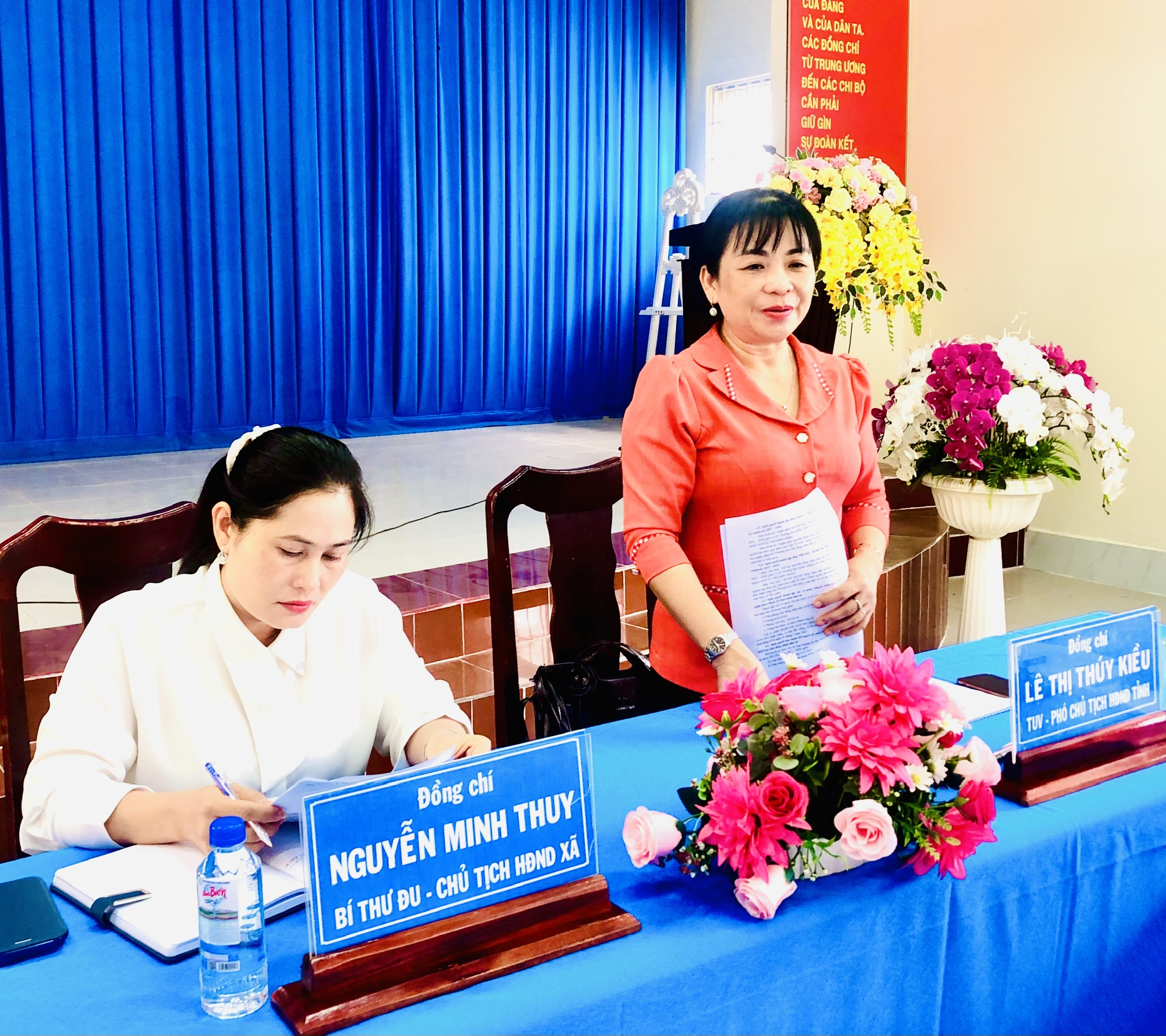 Thường trực Hội đồng nhân dân (HĐND) tỉnh Vĩnh Long khảo sát tình hình hoạt động của HĐND cấp xã trên địa bàn tỉnh

