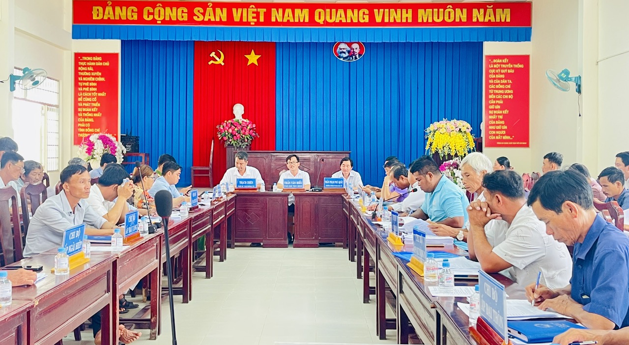 UBND xã Hưng Mỹ tổ chức cuộc họp triển khai một số nhiệm vụ trọng tâm