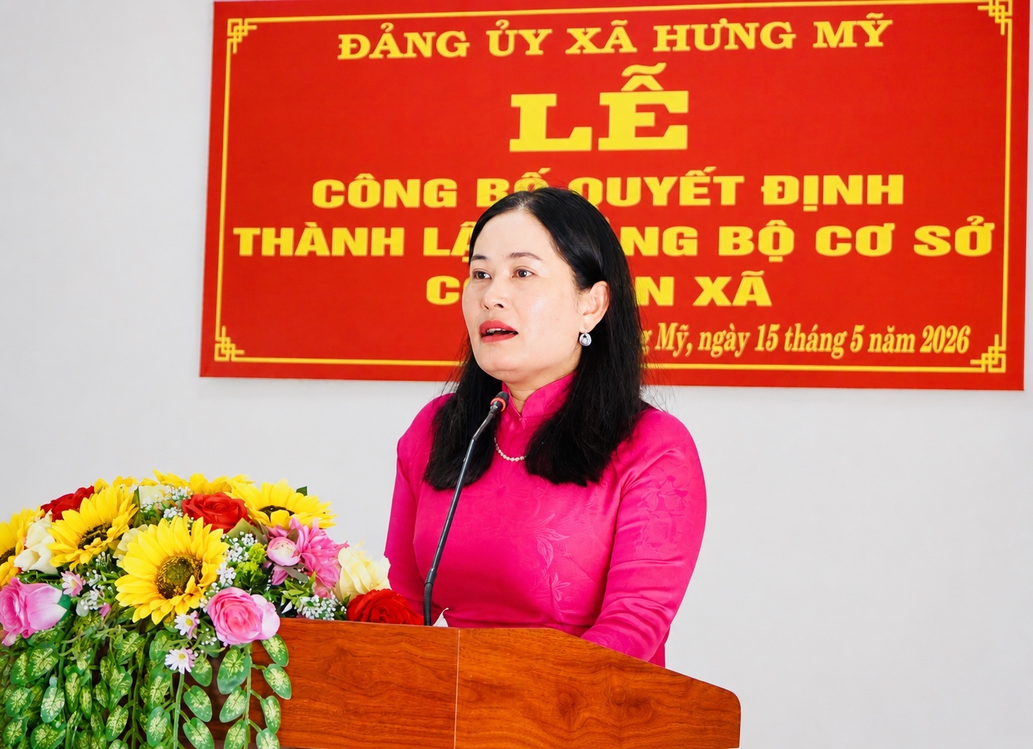 Công bố Quyết định chỉ định Ban Chấp hành, Ban Thường vụ, Bí thư, phó Bí thư Đảng bộ cơ sở Công an nhiệm kỳ 2025 – 2030