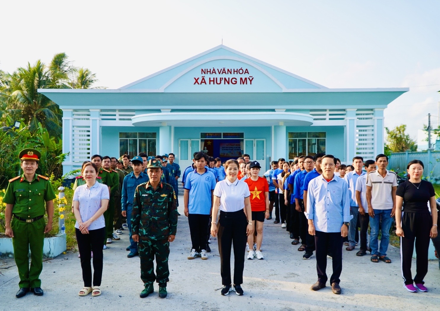 Hưng Mỹ sôi nổi tổ chức “Ngày chạy Olympic – Vì sức khỏe toàn dân – Vì an ninh Tổ quốc” năm 2026