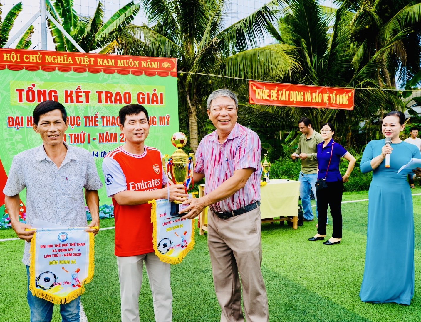 Hưng Mỹ Tổng kết Đại hội Thể dục thể thao lần thứ I năm 2026: Lan tỏa phong trào rèn luyện sức khỏe trong nhân dân